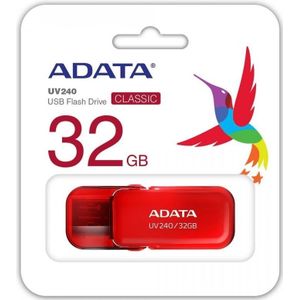 USB-stick, 32 GB, USB 2.0 type A, stekker type A, kap 7 g, rood