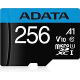 ADATA 256GB Premier MicroSDHC, R/W up to 100/25 MB/s, met Adapter