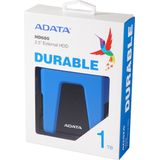 Adata - HD680 - Externe Harde Schijf - Blauw - 1 TB - Schokbestendig