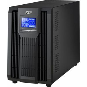 Fortron FSP UPS Champ 2kVA TW-SCHUKO online 1800W 3xSchuko (2 VA, 1800 W, Online dubbele transformator UPS), UPS