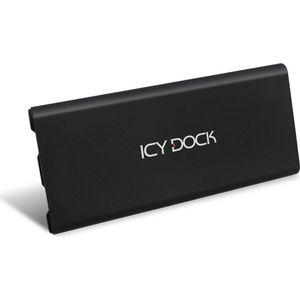 ICY DOCK - ICYNano - Opslagbehuizing - Zwart - Kunststof/Aluminium - USB 3.2 Gen 2