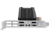 Icy Dock - MB987M2P-1B Adapter - M.2 PCIe NVMe SSD - Ruimtebesparend Ontwerp