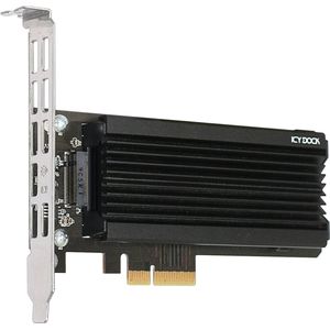 Icy Dock - MB987M2P-1B Adapter - M.2 PCIe NVMe SSD - Ruimtebesparend Ontwerp