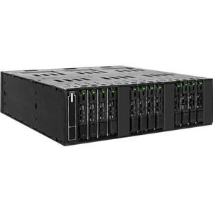 Icy Dock - ToughArmor MB872MP-B - Wisselframe - Zwart - Materiaal: Staal