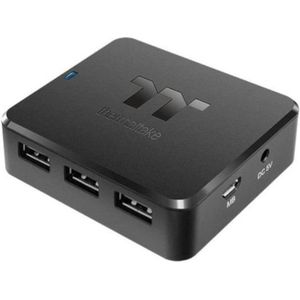 Thermaltake - H200 Plus - Docking Station - Zwart - USB-Hub met 6 Aansluitingen