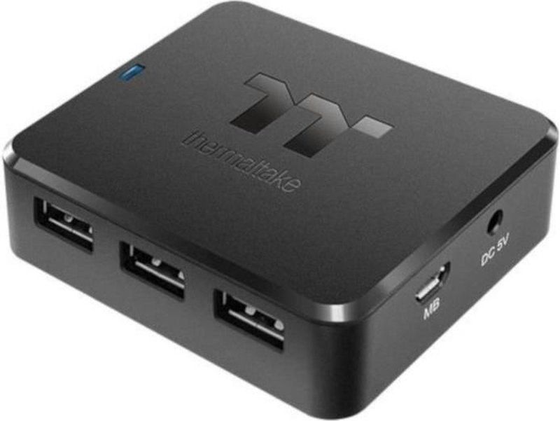 Thermaltake - H200 Plus - Docking Station - Zwart - USB-Hub met 6 Aansluitingen