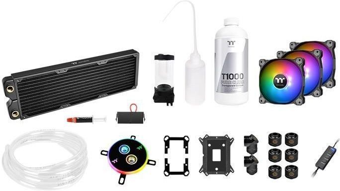 Thermaltake - Pacific C360 DDC Waterkoeling Kit - Zwart - Inclusief 3 Radiatorventilatoren