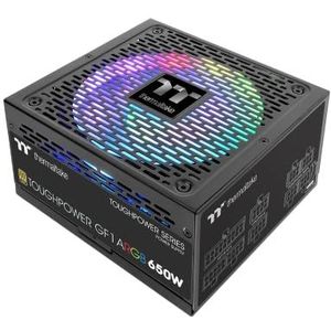 Thermaltake PS-TPD-0650F3FAGE-1 voeding, 650 W, 20-polig, ATX, zwart