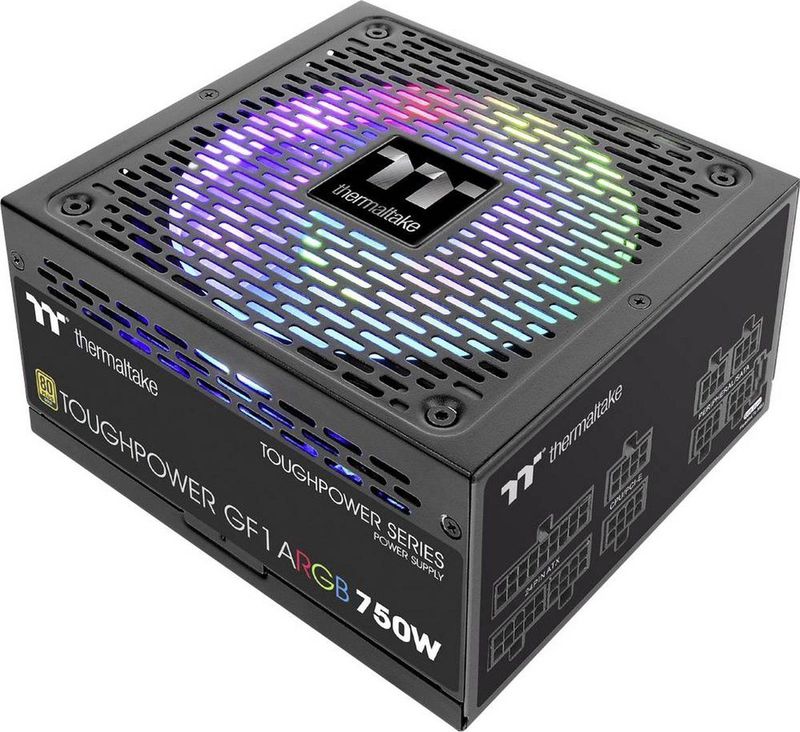 Thermaltake Toughpower GF1 ARGB PC netvoeding 750 W ATX 80 Plus Gold