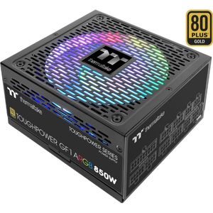 Thermaltake - Toughpower GF1 ARGB 850W - Voedingsunit - Goud - Modulaire Aansluiting