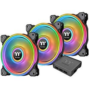Thermaltake - Riing Quad Radiator Fan - 3 Pack - Zwart - TT Premium Edition