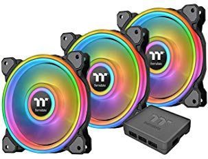 Thermaltake - Riing Quad Radiator Fan - 3 Pack - Zwart - TT Premium Edition