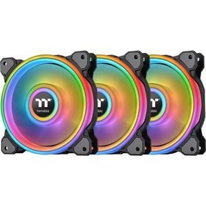 THERMALTAKE - Riing Quad 14 RGB - Ventilator - Zwart - Natuurlijk Rubber