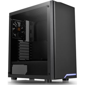Thermaltake - H100 - PC-behuizing - Zwart - Materiaal: Gehard Glas