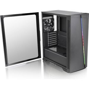Thermaltake H350 TG RGB (ATX, mATX, Mini-ITX), PC-behuizing, Zwart