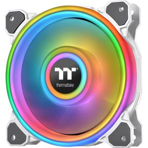 Thermaltake - Riing Quad 12 RGB - Radiator Ventilator - Wit - Enkel Pack