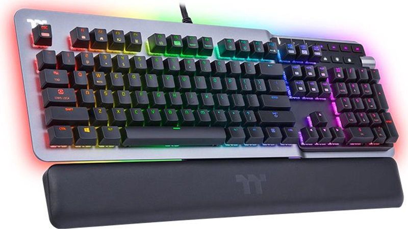 Thermaltake - Agent K5 - Toetsenbord - Zwart - Mechanisch met Cherry MX Blue Switches