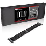 Thermaltake PCI-E 4.0 Extender - 16X - 60cm - Zwart