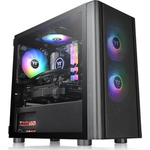 Thermaltake - V150 TG ARGB Breeze Edition - Micro Chassis - Zwart - Materiaal: Staal