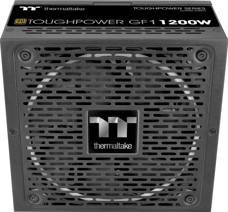 Thermaltake - Toughpower GF1 - PC-Voeding - Zwart - 1200W - Goud