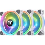 Thermaltake - Riing Trio 12 RGB - Radiatorventilator - Wit - 120 mm - 3 x