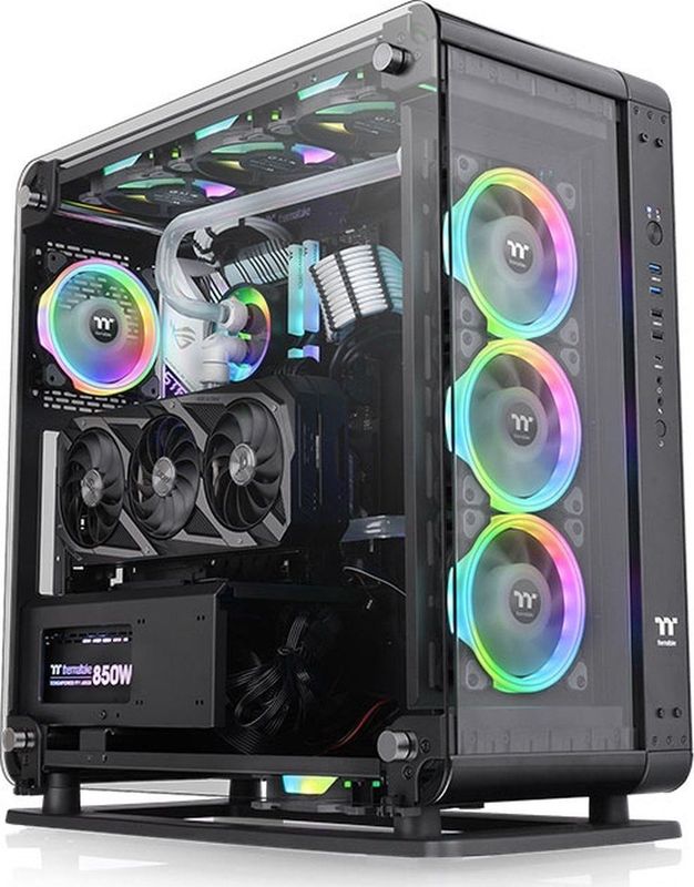 Thermaltake Core P6 TG Black Midi-tower PC-behuizing Zwart Zijvenster