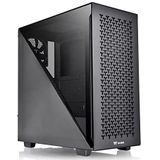 Thermaltake Divider 300 TG Air Black Midi-tower PC-behuizing Zwart 2 voorgeïnstalleerde ventilators, Zijvenster, Stoffilter