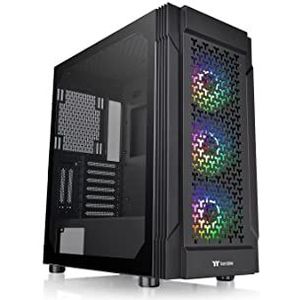 Thermaltake Versa T27 ARGB | Mid-Tower-ATX-PC-chassis | PC-behuizing | 4mm gehard glas | zwart