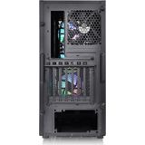 Thermaltake - V350 TG ARGB - Torenkast - Zwart - Staal - Met Venster