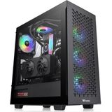 Thermaltake - V350 TG ARGB - Torenkast - Zwart - Staal - Met Venster