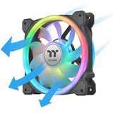 Thermaltake - Swafan 12 RGB Ventilator - 3 Eenheden - Zwart - Kunststof