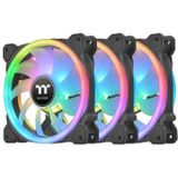 Thermaltake SWAFAN 12 RGB Computer behuizing Ventilator 12 cm Zwart 3 stuk(s)