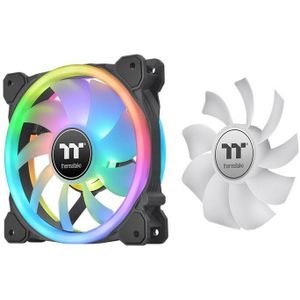 Thermaltake - Swafan 12 RGB Ventilator - 3 Eenheden - Zwart - Kunststof