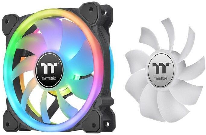 Thermaltake - Swafan 12 RGB Ventilator - 3 Eenheden - Zwart - Kunststof