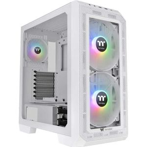 Thermaltake CA-1P6-00M6WN-00 Midi-tower PC-behuizing Wit LCS-compatibel, Zijvenster, Geschikt voor DIY-waterkoeling, Geschikt voor AIO-waterkoeling, 2