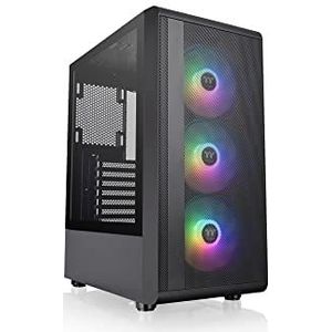 ATX Semi-toren doos THERMALTAKE S200 TG ARGB Zwart