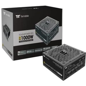 Thermaltake - Tt Toughpower SFX - Voeding - Zwart - 1000W - Gold