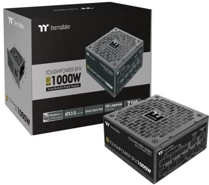 Thermaltake - Tt Toughpower SFX - Voeding - Zwart - 1000W - Gold