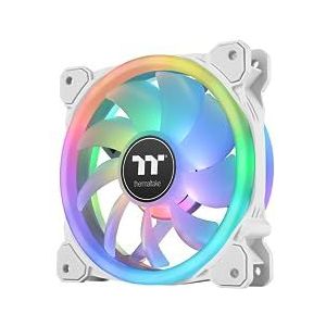 Thermaltake SWAFAN 12 RGB Radiator Fan TT Premium Edition White Boitier PC Refroidisseur d'air 12 cm Blanc 3 pièce(s)