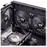 Thermaltake CL-F147-PL12BL-A PC-ventilator Zwart (b x h x d) 120 x 120 x 25 mm