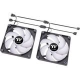 Thermaltake - TT CT140 ARGB Sync - PC Ventilator - Zwart - 140 mm - 2 Pack
