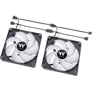 Thermaltake - TT CT140 ARGB Sync - PC Ventilator - Zwart - 140 mm - 2 Pack