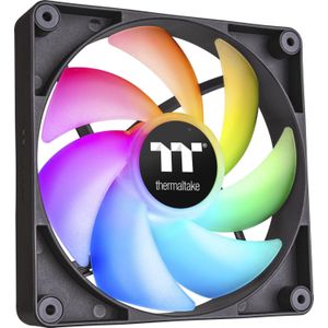 Thermaltake CL-F150-PL14SW-A PC-ventilator Zwart, Transparant, RGB (b x h x d) 140 x 140 x 25 mm