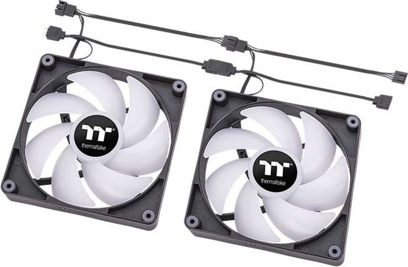 Thermaltake - TT CT140 ARGB Sync - PC Ventilator - Zwart - 140 mm - 2 Pack