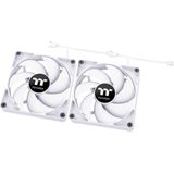 Thermaltake CL-F152-PL14WT-A PC-ventilator Wit (b x h x d) 140 x 140 x 25 mm