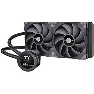 Thermaltake - Toughliquid Ultra 280 - Vloeistofkoeling - Zwart - Aluminium