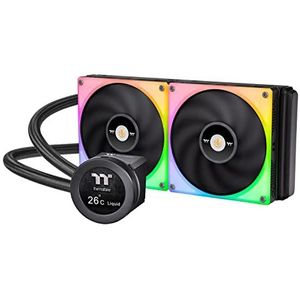 Thermaltake TT Toughliquid Ultra 280 RGB PC-behuizing Alles-in-één vloeistofkoeler Zwart