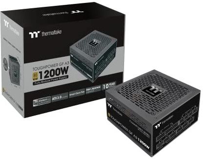 Thermaltake Toughpower GF A3 1200W | PC-ATX-3.0-Netzteil | PCIe Gen 5.0 | 80-Plus-Gold | voll-modular | leiser 140 Lüfter | EU Zertifiziert
