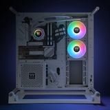 Thermaltake - TH240 V2 ARGB Sync - CPU Vloeistofkoeler - Wit - All-In-One
