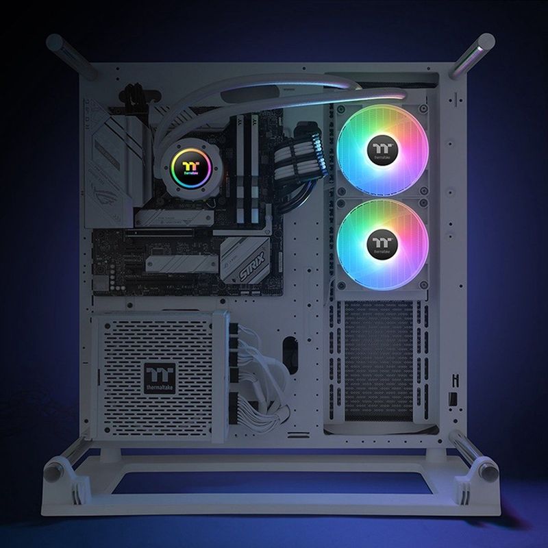 Thermaltake - TH240 V2 ARGB Sync - CPU Vloeistofkoeler - Wit - All-In-One